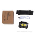 New Motion Sensor Rechargeable Head Torch COB Wide Beam Led Head Lamp For Camping Outdoor And Household